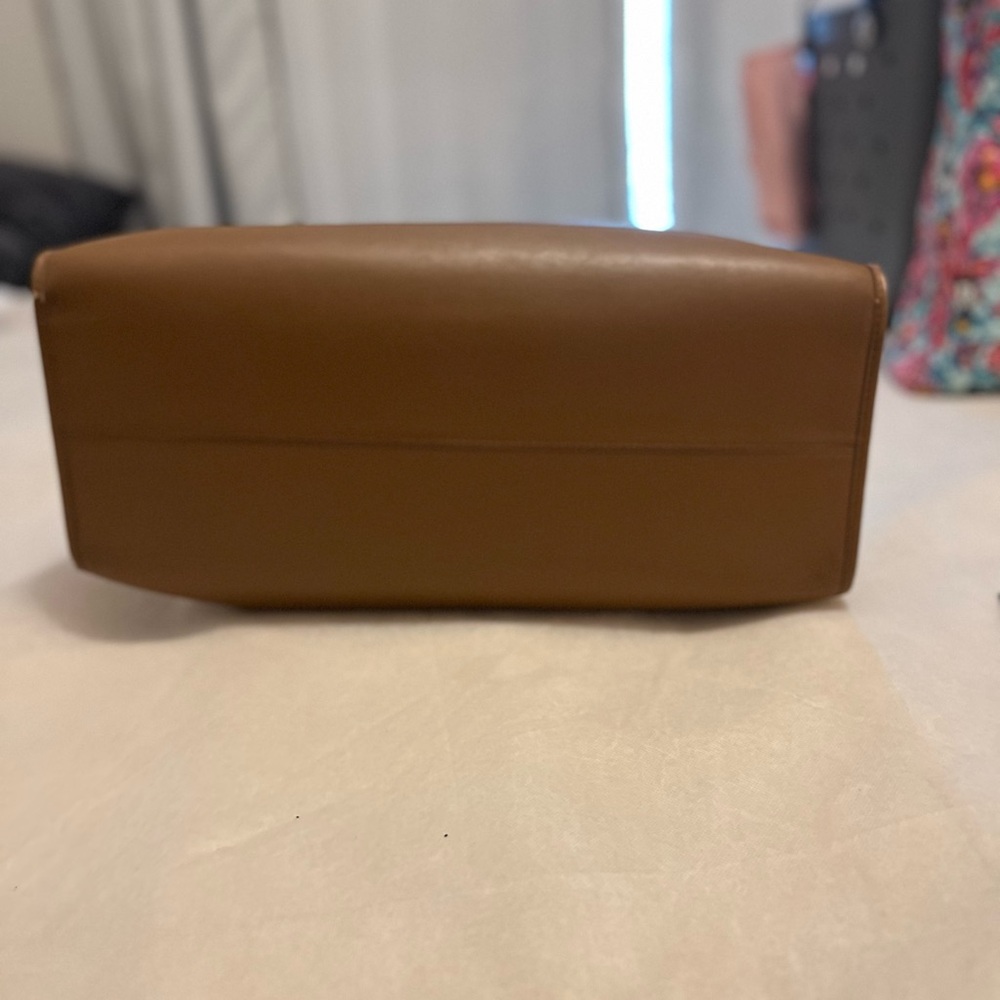 Michael Kors Tan Leather Men's Briefcase - Picture 2 of 10